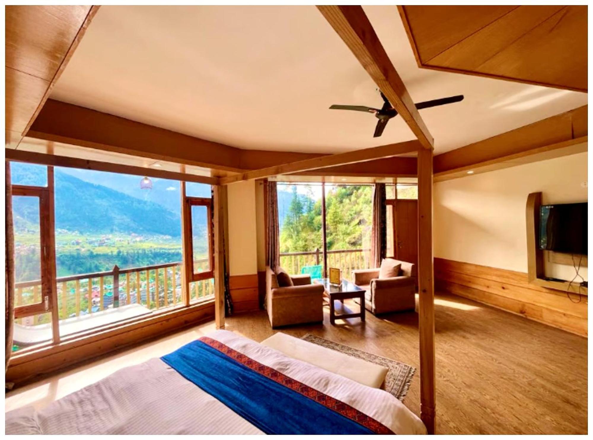 Manali Hotel T H E - B D - R E S O R T - Free Parking - Jungle Safari And Restaurant Facilities -Luxury & Spacious Room - Best Premium Hotel In Manali Ngoại thất bức ảnh