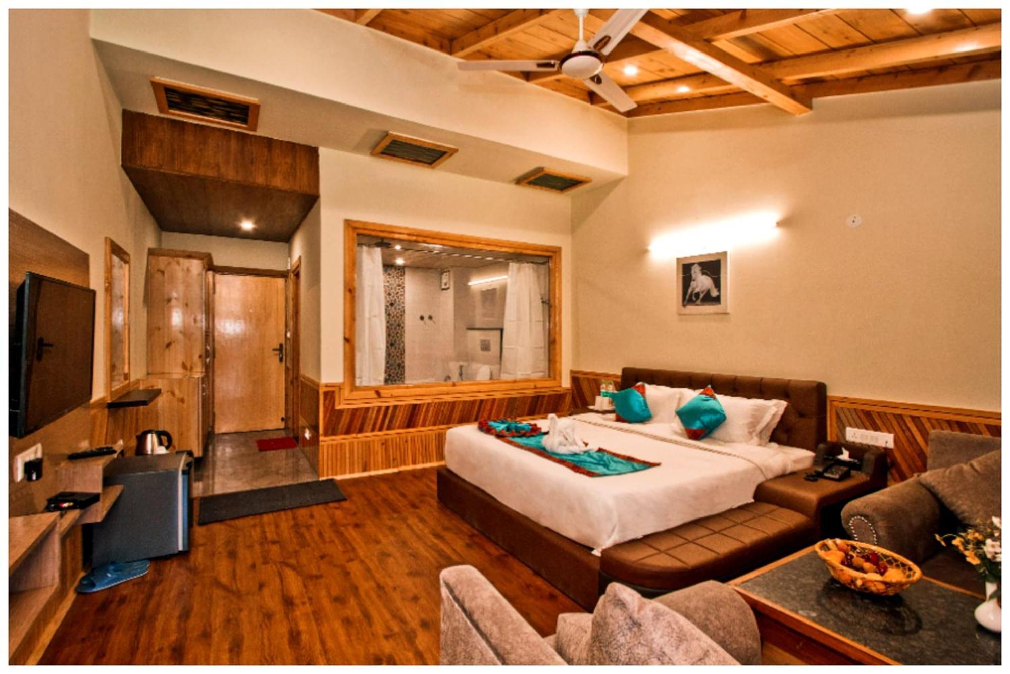Manali Hotel T H E - B D - R E S O R T - Free Parking - Jungle Safari And Restaurant Facilities -Luxury & Spacious Room - Best Premium Hotel In Manali Ngoại thất bức ảnh