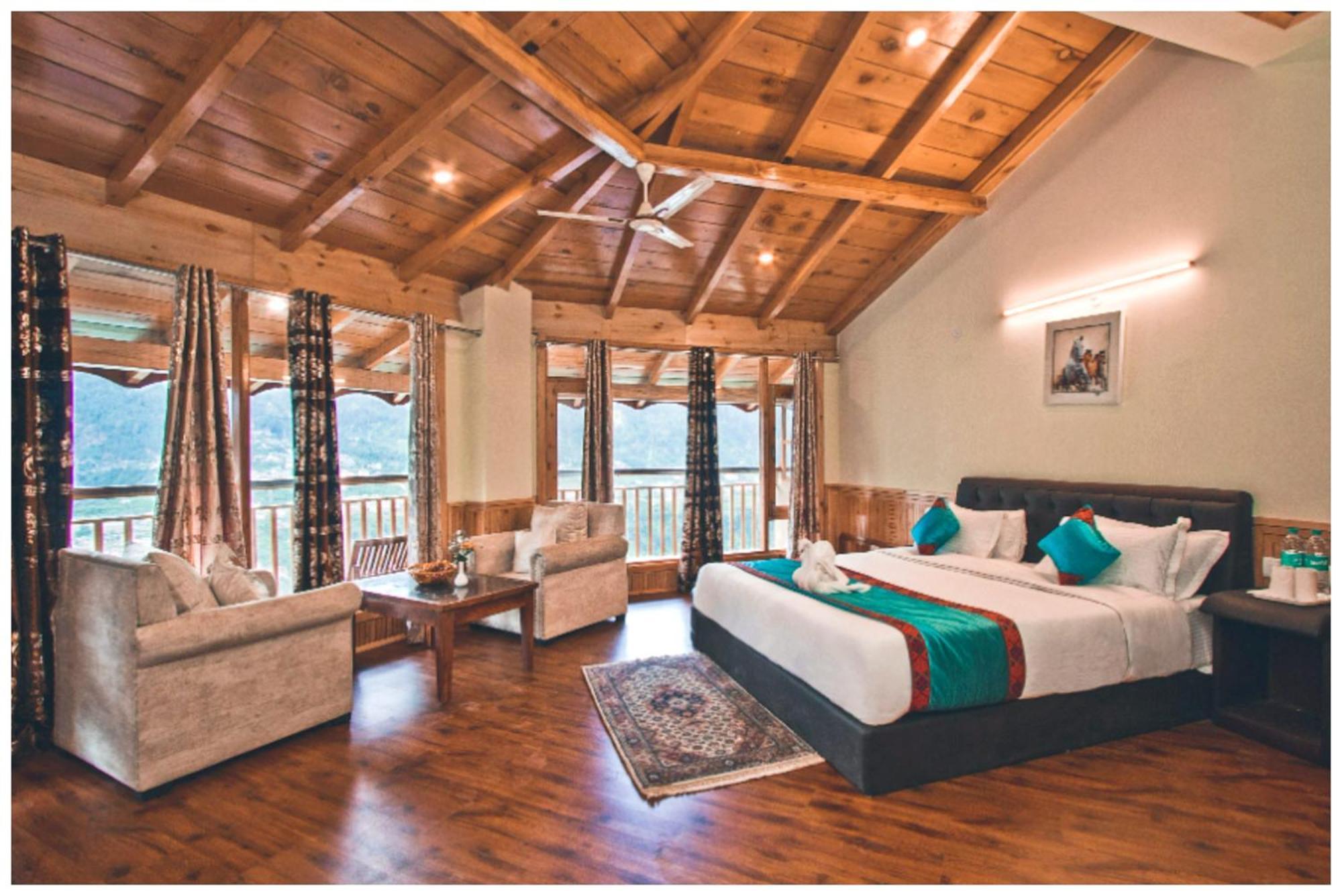 Manali Hotel T H E - B D - R E S O R T - Free Parking - Jungle Safari And Restaurant Facilities -Luxury & Spacious Room - Best Premium Hotel In Manali Ngoại thất bức ảnh