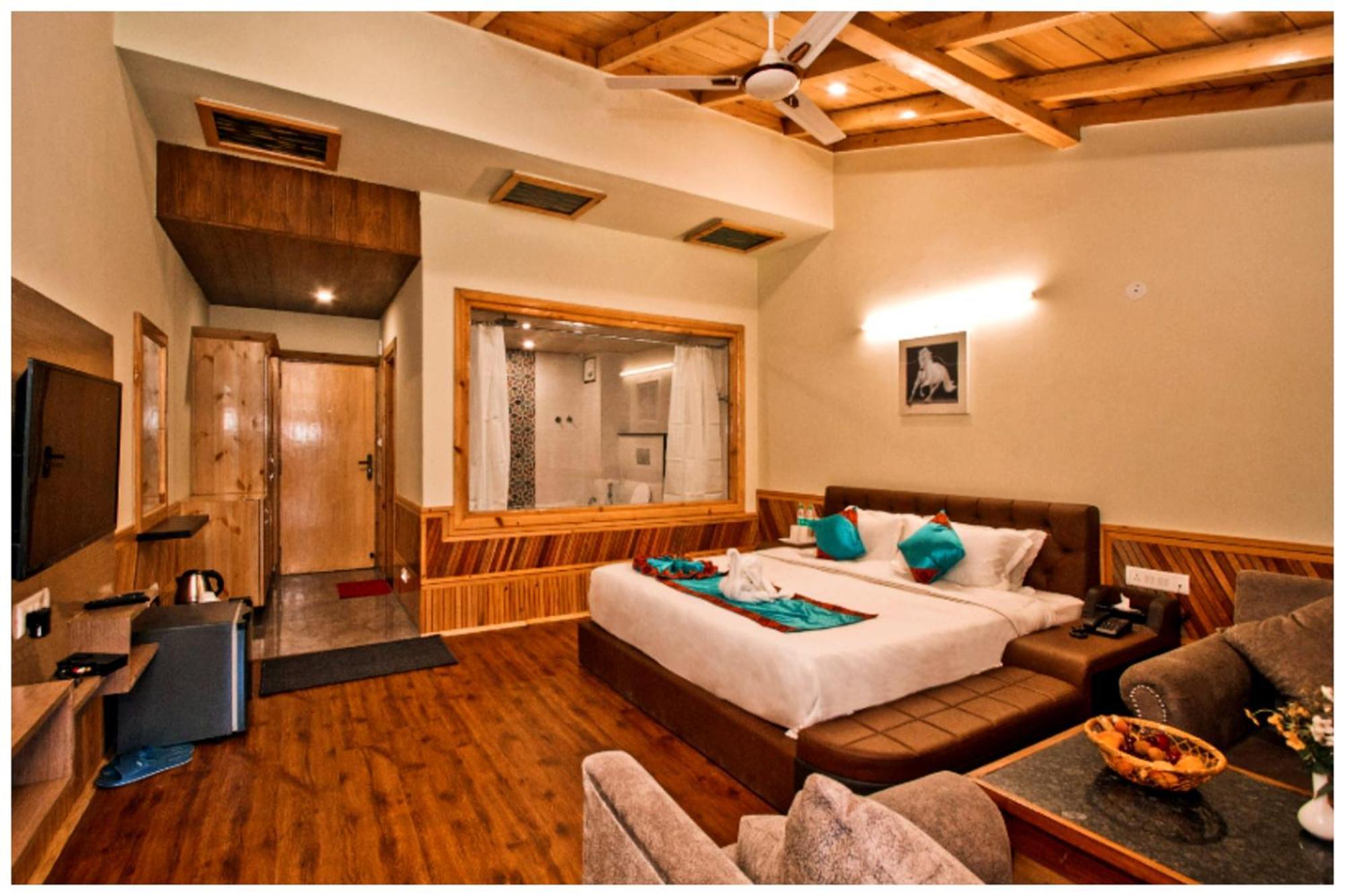 Manali Hotel T H E - B D - R E S O R T - Free Parking - Jungle Safari And Restaurant Facilities -Luxury & Spacious Room - Best Premium Hotel In Manali Ngoại thất bức ảnh