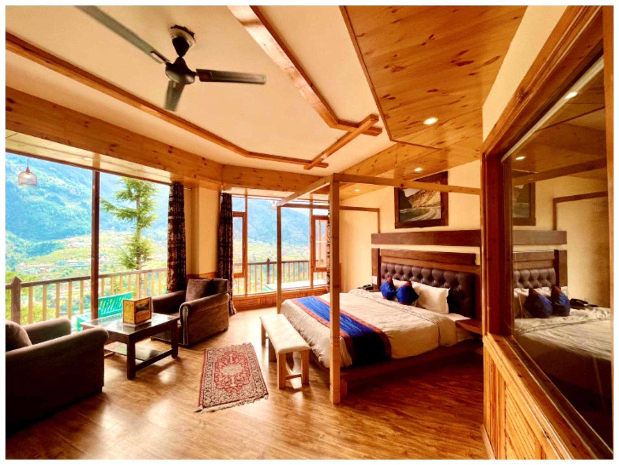 Manali Hotel T H E - B D - R E S O R T - Free Parking - Jungle Safari And Restaurant Facilities -Luxury & Spacious Room - Best Premium Hotel In Manali Ngoại thất bức ảnh
